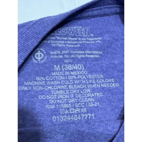Halloween Michael Myers T-Shirt Mens Medium Purple Horror‎ Movie John Carpenter - Picture 7 of 7